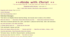 Desktop Screenshot of abidewithchrist.org