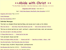 Tablet Screenshot of abidewithchrist.org